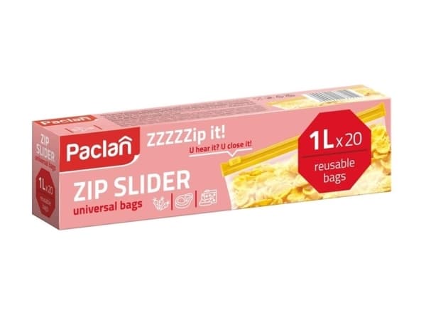 Paclan Zip Slide Universalvesker 1Lx20stk 137110