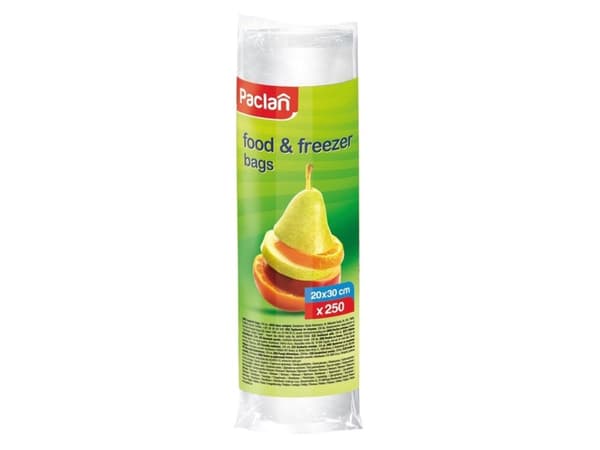 Paclan Sandwich Bag Roll 20X30 Cm 250Pcs 134341