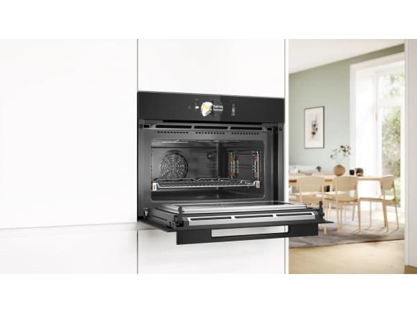 Bosch CMG978NB1 sisäänrakennettu kompakti uuni, jossa on mikroaaltotoiminto