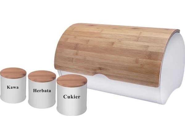 Brunbeste Bread Loaf Pan säilytysastioilla 2705 valkoinen
