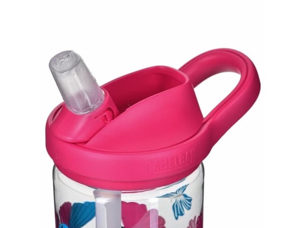 CamelBak 2472102041, 400 ml, Päivittäinen käyttö, Musta, Sininen, Vaaleanpunainen, Läpinäkyvä, Tritan, Colorblock Butterflies, Lapsi