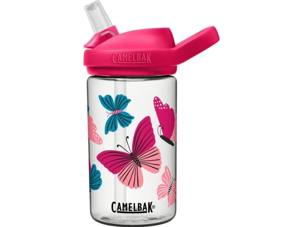 CamelBak 2472102041, 400 ml, Daglig bruk, Sort, Blå, Rosa, Gjennomsiktig, Tritan, Colorblock Butterflies, Barn