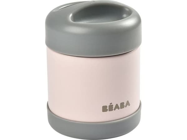 Beaba Thermo matburk, 300 ml, färg: mörkgrå/ljusrosa