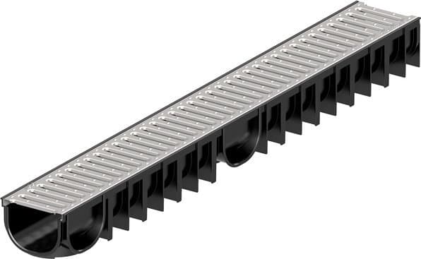 ACO CHANNEL EASYLINE 1M H90 A15 GREY PLASTIC