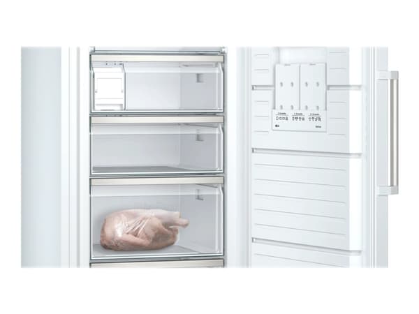 Siemens iQ500 GS58NAWCV, 366 L, 26 kg/24h, SN-T, No Frost -järjestelmä, C, Valkoinen