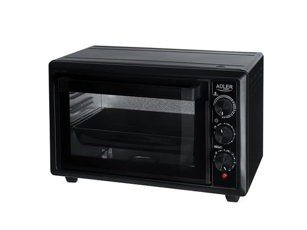 Mikroaaltouuni Adler AD 6023 Uuni sähköinen 26l musta