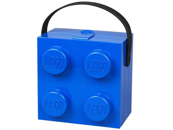 Lego Classic Lounaslaatikko 4 kahvalla Sininen