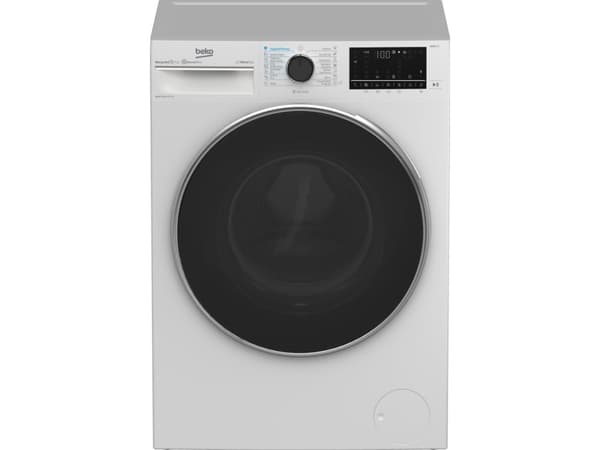 Beko B5DF T 59447 W, Frontmatet, Frittstående, Hvit, Venstre, Sort, LED Hvit