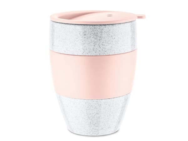 koziol Aroma To Go 2.0, Single, 0,4 l, Grå, Rosa, 1 styck, 92 mm, 97 mm