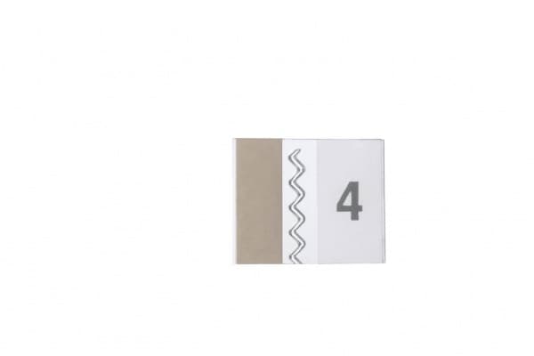 Durable Tabfix, Numerovälilehti, Läpinäkyvä, 2 linjat, 10 mm, 20 cm