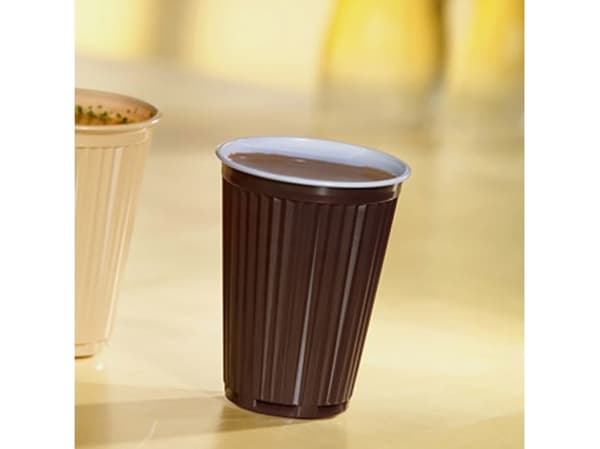 Papstar 90349, 180 ml, Polystyreeni, Valkoinen, 7,03 cm, 90 mm, 100 kpl