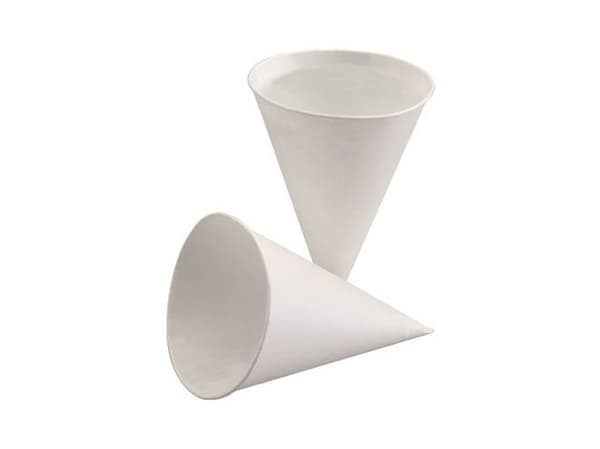 Papstar 88617, 100 ml, Papir, Hvit, 7 cm, 95 mm, 200 stykker