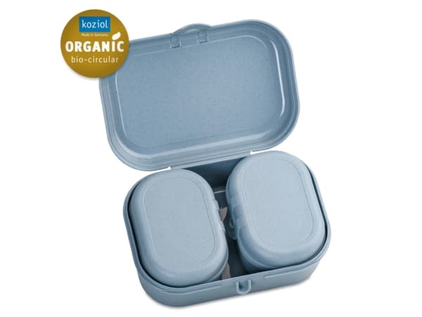 koziol PASCAL READY MINI, Lunchbox, set, Barn, Blå, Monokromatiskt, 108 mm, 151 mm