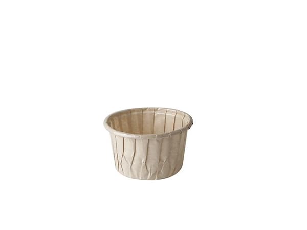 Papstar 87119, Muffinsform, Rund, 0,105 l, -40 °C, 180 °C, Brun