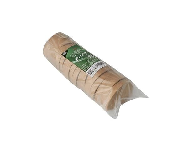 Papstar 87267, Matlokk, Brun, Fotoark kartong, Rund, Monokromatisk, 90 °C