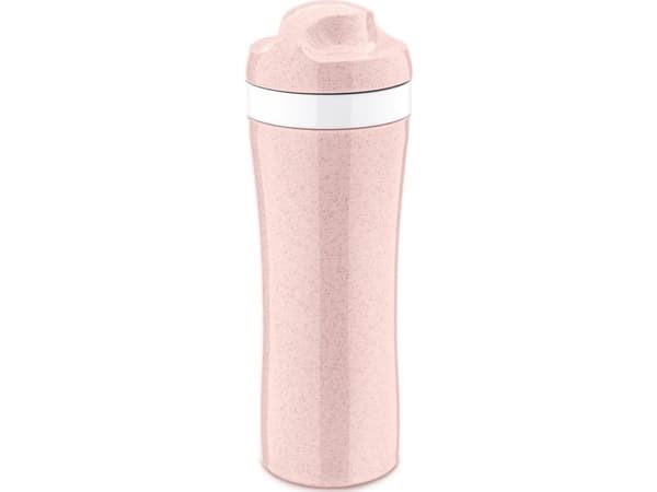 Koziol flaske med kork, rosa, 425 ml