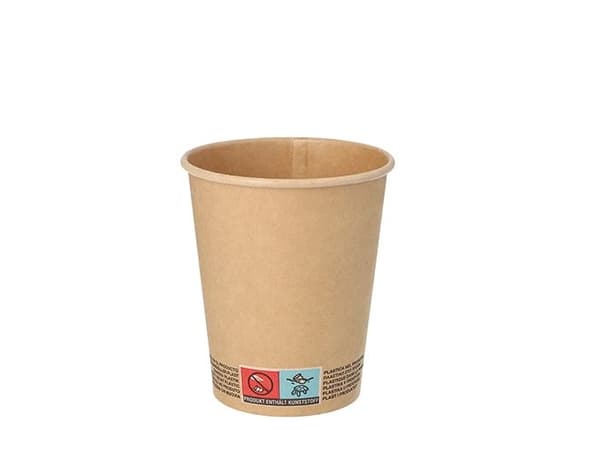 Papstar 88950, 200 ml, Kartong, Brun, 8 cm, 92 mm, 50 styck