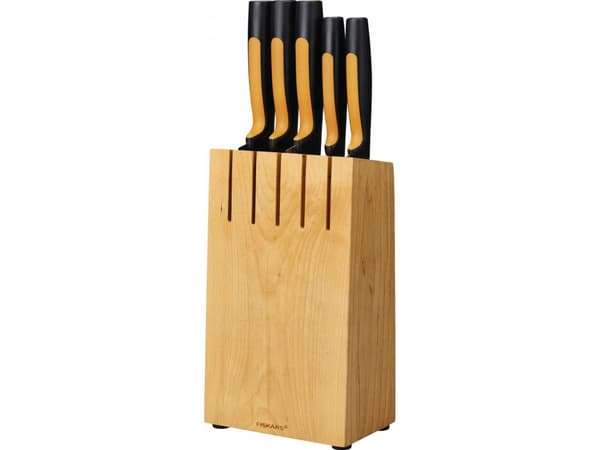 Fiskars 5 KNIVER 1062927 I TREBLOK FF