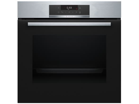 Bosch Serie | 2 HBA172BS0S - Uuni - sisäänrakennettu - markkinarako - leveys: 56 cm - syvyys: 55 cm - korkeus: 58,5 cm - itsepuhdistuva - luokka A -
