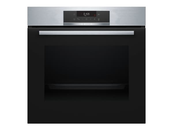 Bosch Serie | 2 HBA172BS0S - Uuni - sisäänrakennettu - markkinarako - leveys: 56 cm - syvyys: 55 cm - korkeus: 58,5 cm - itsepuhdistuva - luokka A -