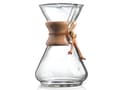 Miniatyrbilde 1 av 2: Chemex CM-10A, 1,48 l, Glass, Lær, Tre, Brun, Gjennomsiktig, 130 mm, 130 mm, 235 mm