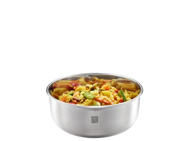 GEFU Provido, Skål, Rund, 1000 l, Rostfritt stål, Rostfritt stål, 300 ° C
