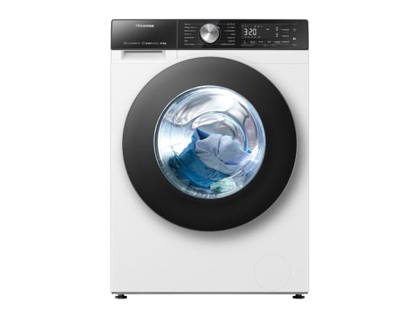 Hisense WF5S1045BW, frontlast, 10,5 kg, B, 72 dB, 1400 o/min, A Hvit