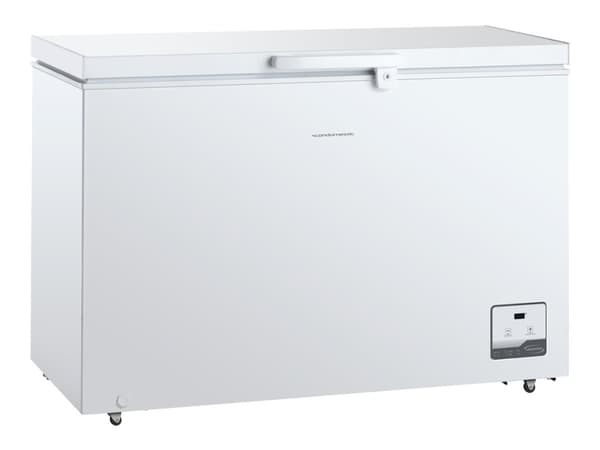 Scandomestic Standard CF400WE - Öppning uppåt - bredd: 136.5 cm - djup: 73 cm - höjd: 83.5 cm - 400 liter - Klass E - vit Vit