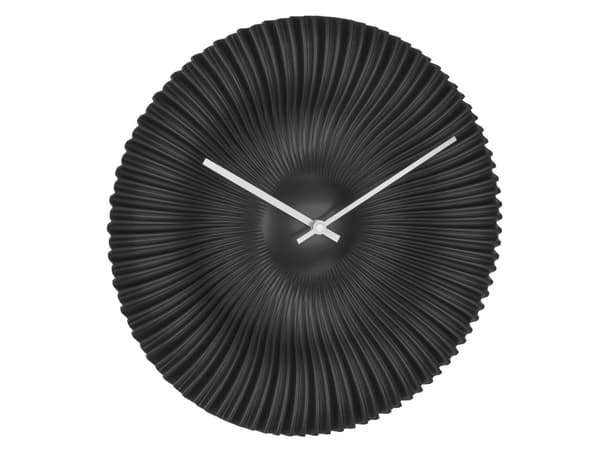 TFA-Dostmann 60.3520.01, Vegg, Atomic clock, Rund, Sort, Plast, Voksne