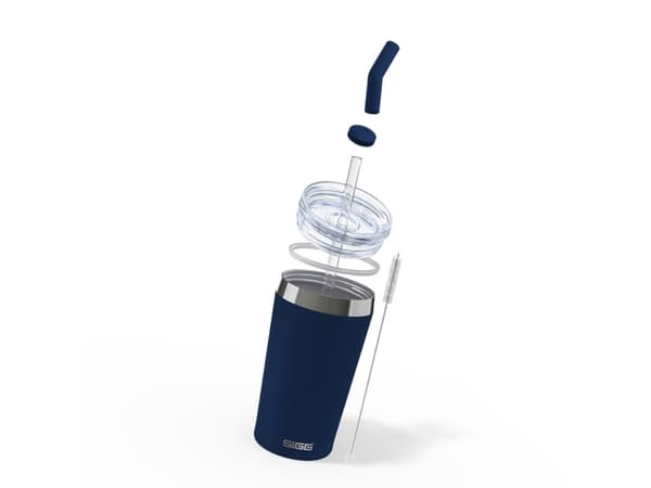 SIGG 6015.20, Blå, Silikon, Rostfritt stål, Plast, 3 h, 17 h