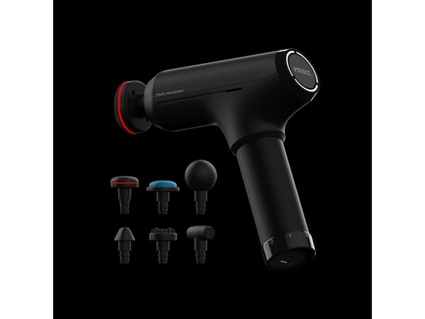 HoMedics Physio Massage Gun Pro, Battery, 50 Hz, 90 min, Black