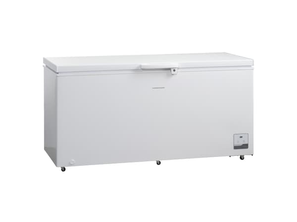 Scandomestic Standard CF500WE - Öppning uppåt - bredd: 165 cm - djup: 73.5 cm - höjd: 83.5 cm - 500 liter - Klass E - vit