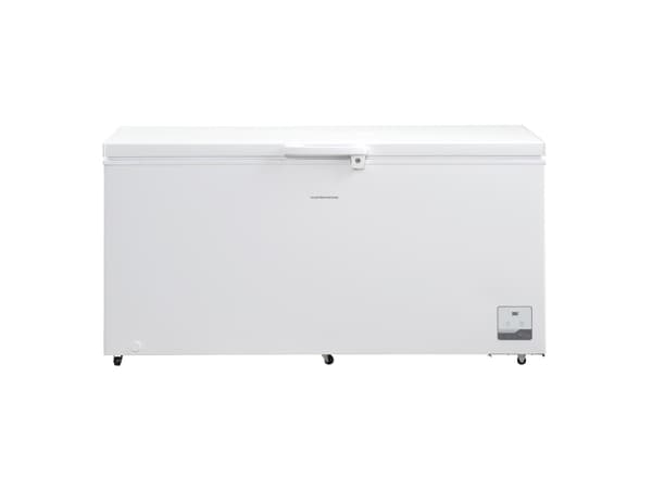 Scandomestic Standard CF500WE - Öppning uppåt - bredd: 165 cm - djup: 73.5 cm - höjd: 83.5 cm - 500 liter - Klass E - vit