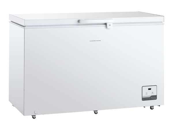 Scandomestic Standard CF500WE - Öppning uppåt - bredd: 165 cm - djup: 73.5 cm - höjd: 83.5 cm - 500 liter - Klass E - vit Vit
