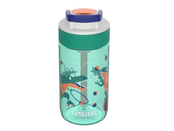 Kambukka Lagoon vannflaske for barn 400ml sjonglerende Dino