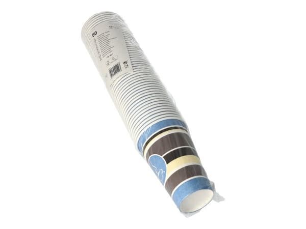 Papstar To Go, 300 ml, Fotoark kartong, Blå, 0 - 90 °C, 8 cm, 117 mm