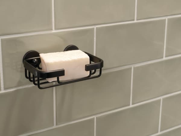 TESA ALUXX BLACK, Svart, Gjuten aluminium, Rektangulär, Badrum, 135 mm, 95 mm