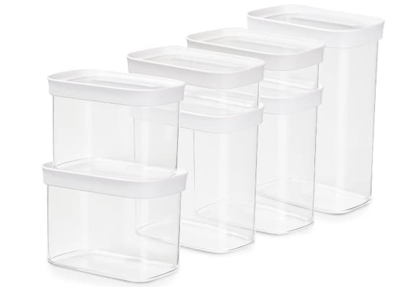 EMSA N1142900, Sett, Rektangulær, 8,3 l, Gjennomsiktig, Hvit, 450 ml, 1000 ml