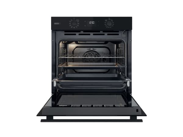 Whirlpool Elements Steam OMSR58RU1SB, Medium, Elektrisk ovn, 71 l, 71 l, Vifteaktivert, 2200 W