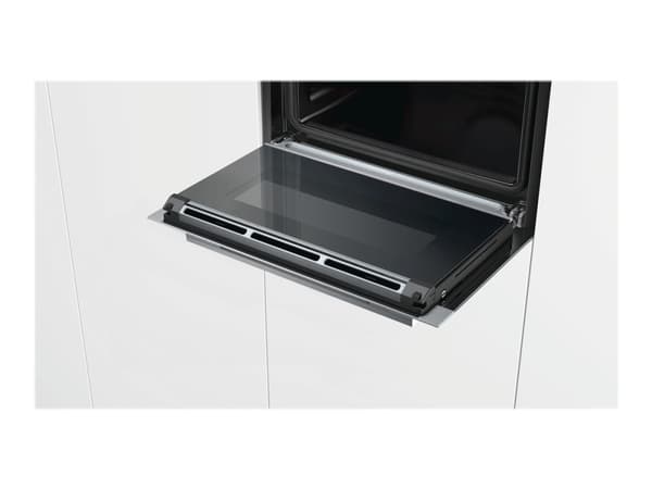 Siemens iQ700 CS656GBS2 - Ovn - innebygd - fordypning - bredde: 56 cm - dybde: 55 cm - høyde: 45 cm - med selvrens - Klasse A+ - rustfritt stål