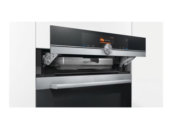 Siemens iQ700 CS656GBS2 - Ovn - innebygd - fordypning - bredde: 56 cm - dybde: 55 cm - høyde: 45 cm - med selvrens - Klasse A+ - rustfritt stål