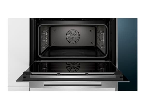 Siemens iQ700 CS656GBS2 - Ovn - innebygd - fordypning - bredde: 56 cm - dybde: 55 cm - høyde: 45 cm - med selvrens - Klasse A+ - rustfritt stål
