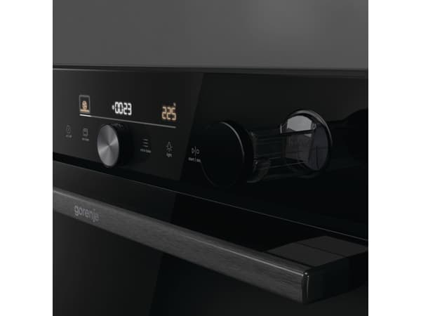 Gorenje BSA6747DGWI, Stor, Elektrisk ovn, 77 l, 300 °C, Katalytisk, AquaClean