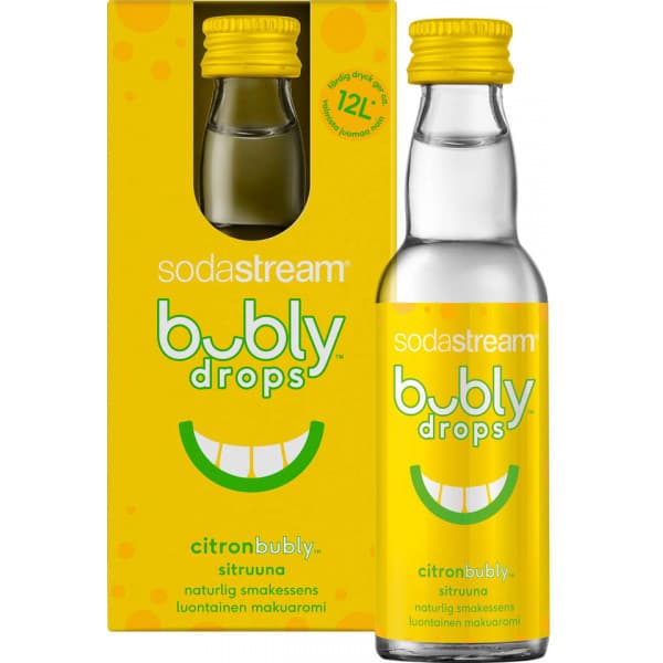 Sodastream Bubly Drops citron -drikkekoncentrat, 40 ml