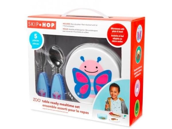 Skip Hop Sommerfugl Zoo middagssett