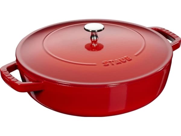 ZWILLING 40511-474-0, Grytfrom, Rund, Gjutjärn, Keramiska, gas, Induktion, Röd, Emalj