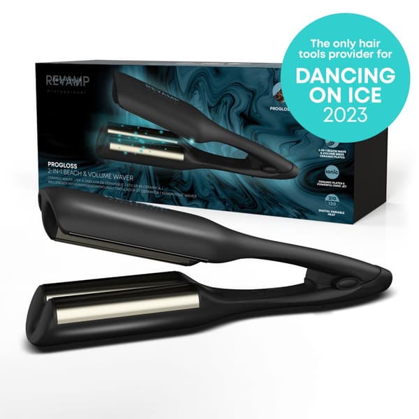 Revamp WV-3000-EU Progloss 2-IN-1 Beach & Volume Waver Sort