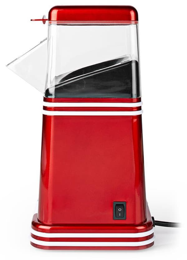 NEDIS popcornovač/ spotřeba 1200 W/ čas na přípravu 2 - 4 min/ bílo-červená