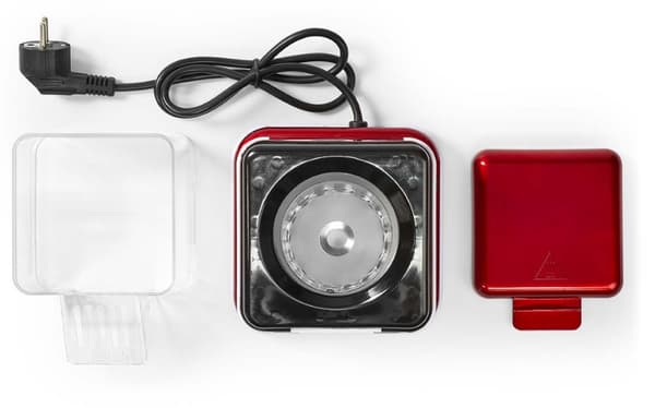 NEDIS popcornovač/ spotřeba 1200 W/ čas na přípravu 2 - 4 min/ bílo-červená