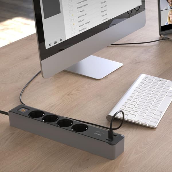 Power Strip, 4-Way, USB-C/A 65 W, PD, HAMA-223189
